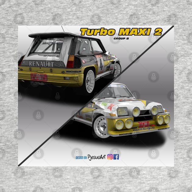 Renault 5 Turbo MAXI 2 Group B by PjesusArt